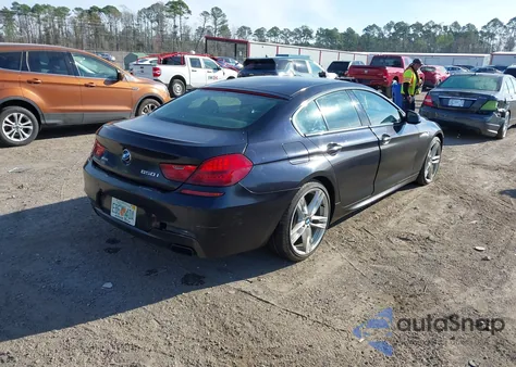 2015 BMW 650I Gran Coupe xDrive z USA, uszkodzony, nr VIN WBA6B4C53FD761333